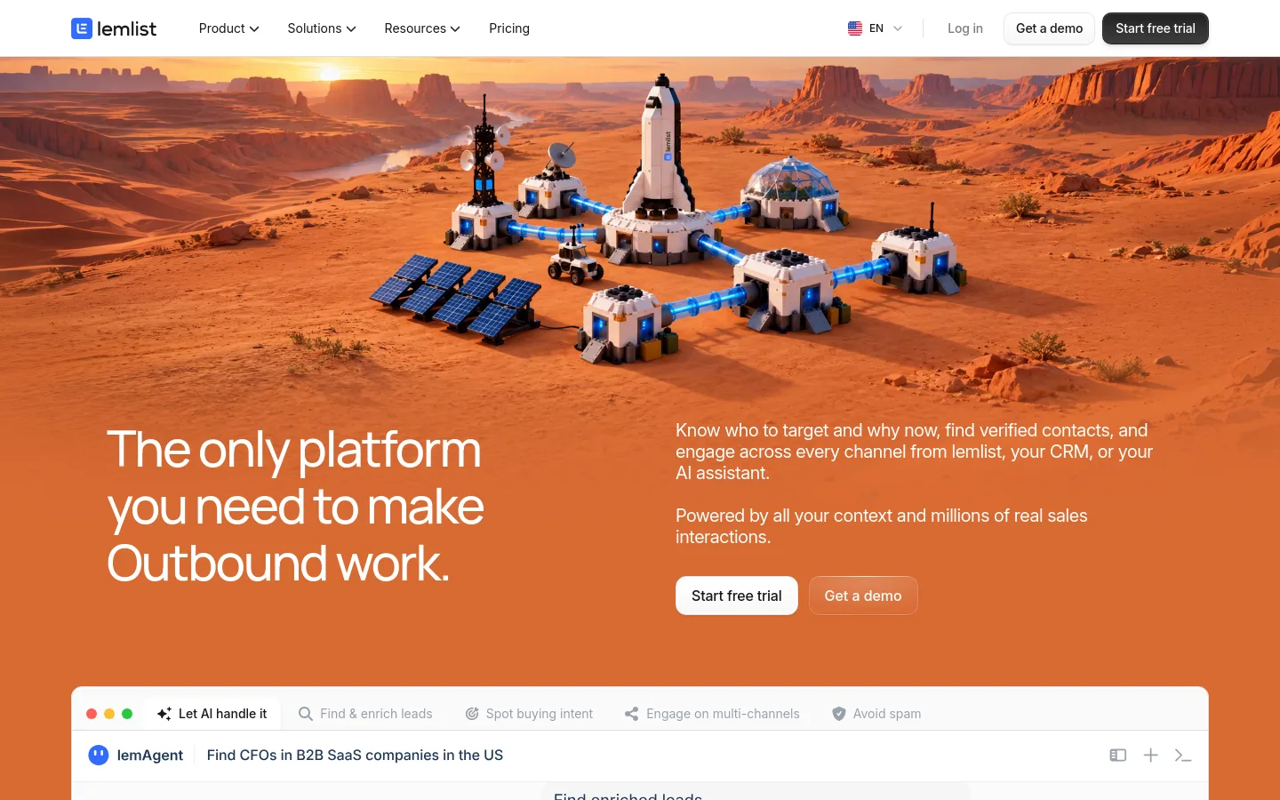 lemlist product screenshot