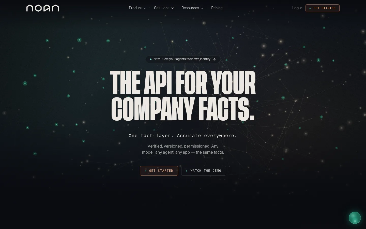 NOAN product screenshot