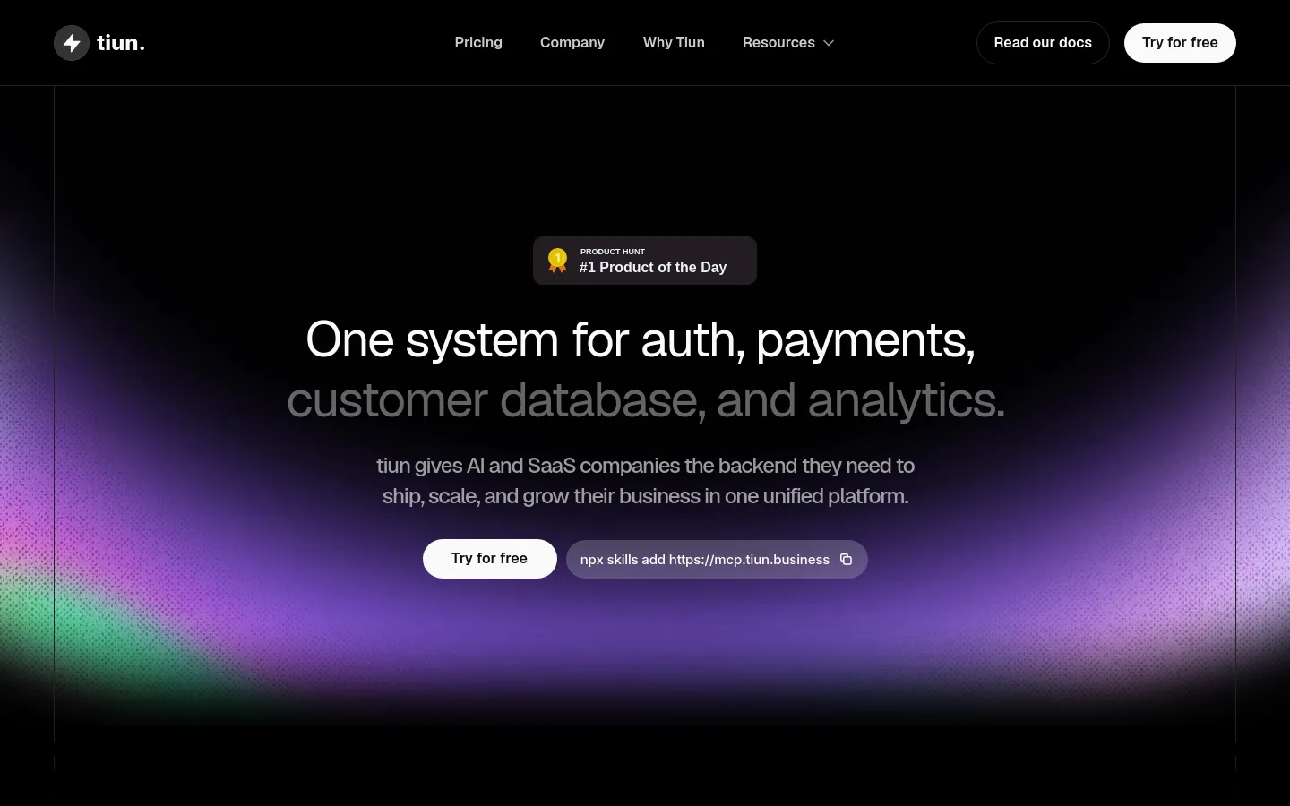 tiun product screenshot