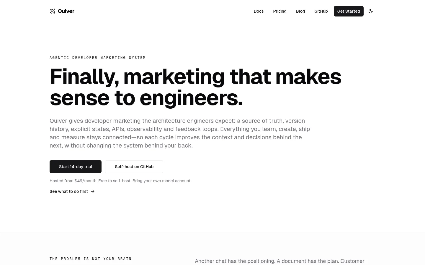 Quiver product screenshot