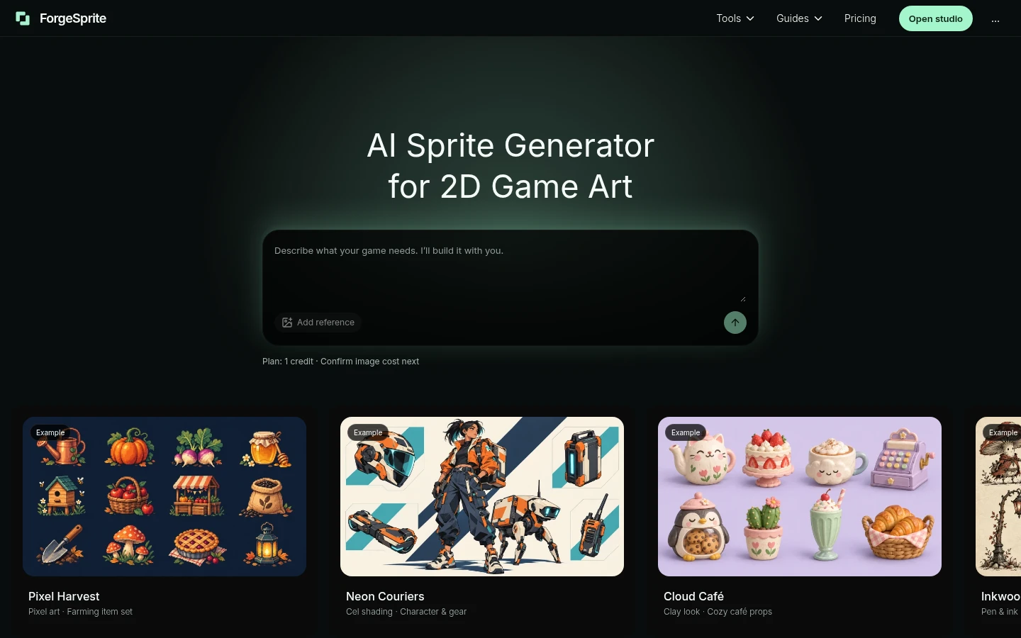 ForgeSprite product screenshot