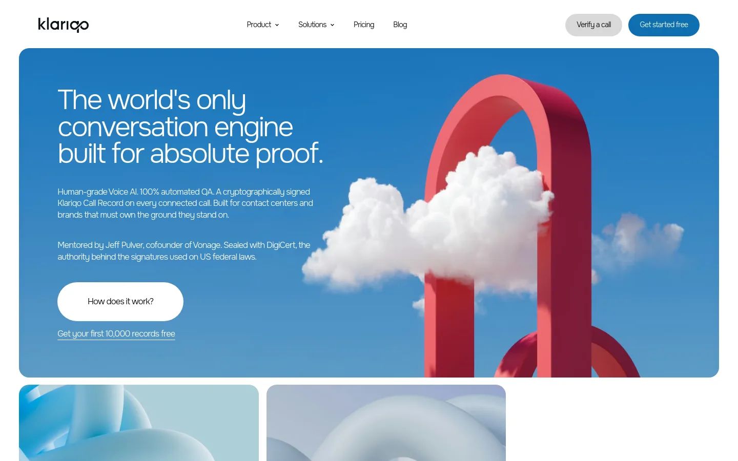 Klariqo product screenshot