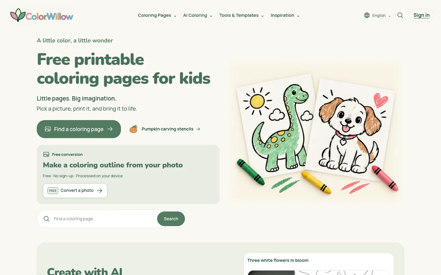 ColorWillow product screenshot