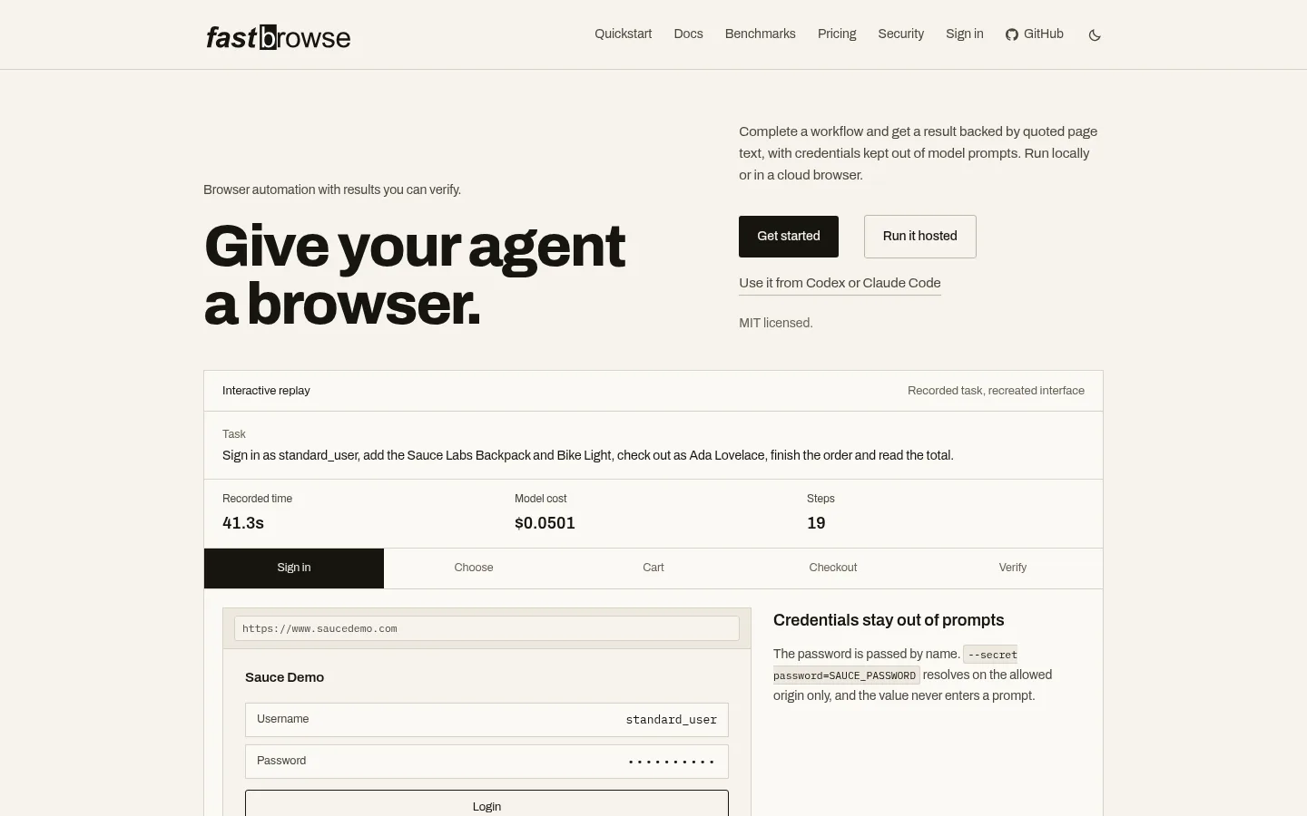 fastbrowse product screenshot