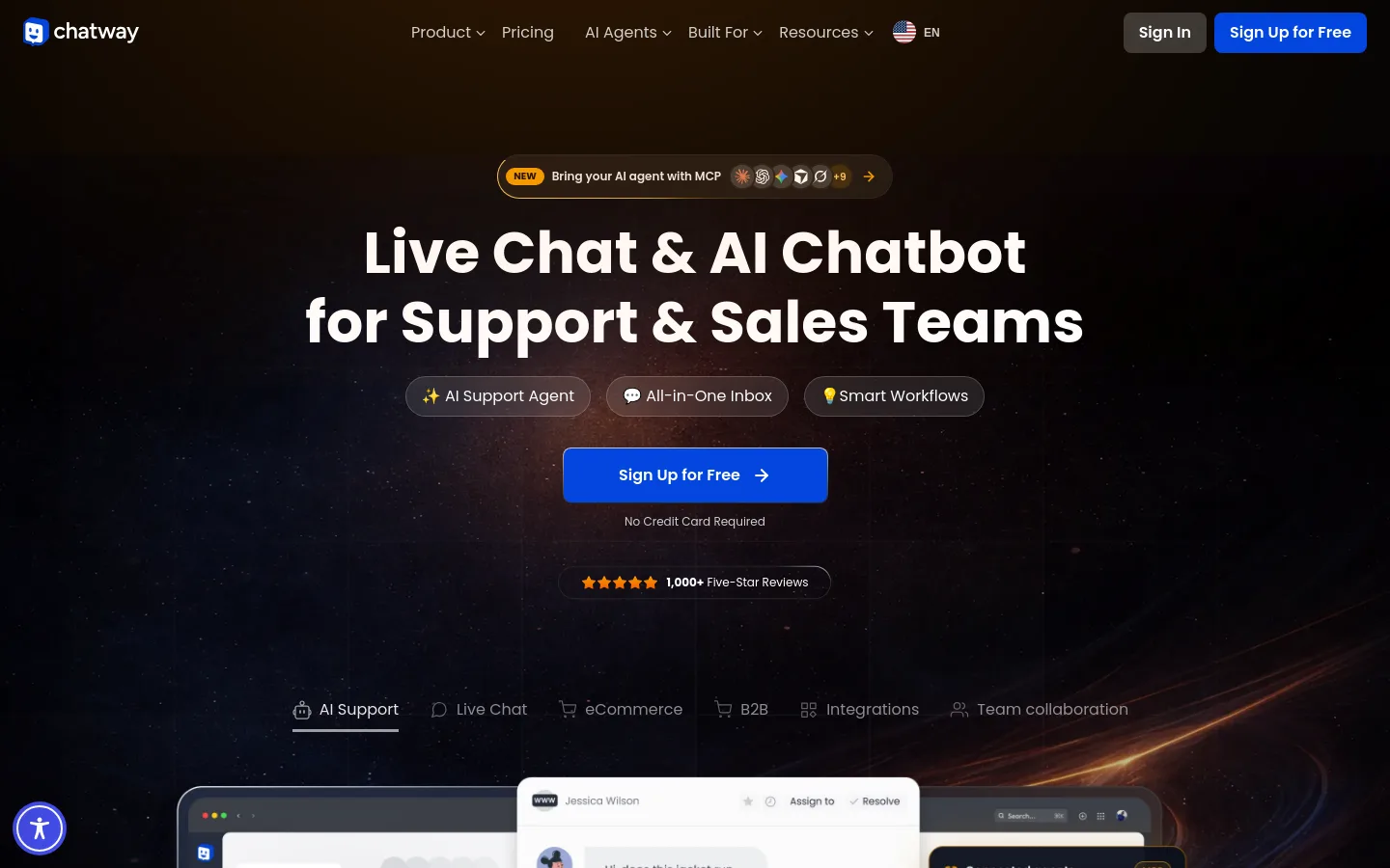 Chatway product screenshot