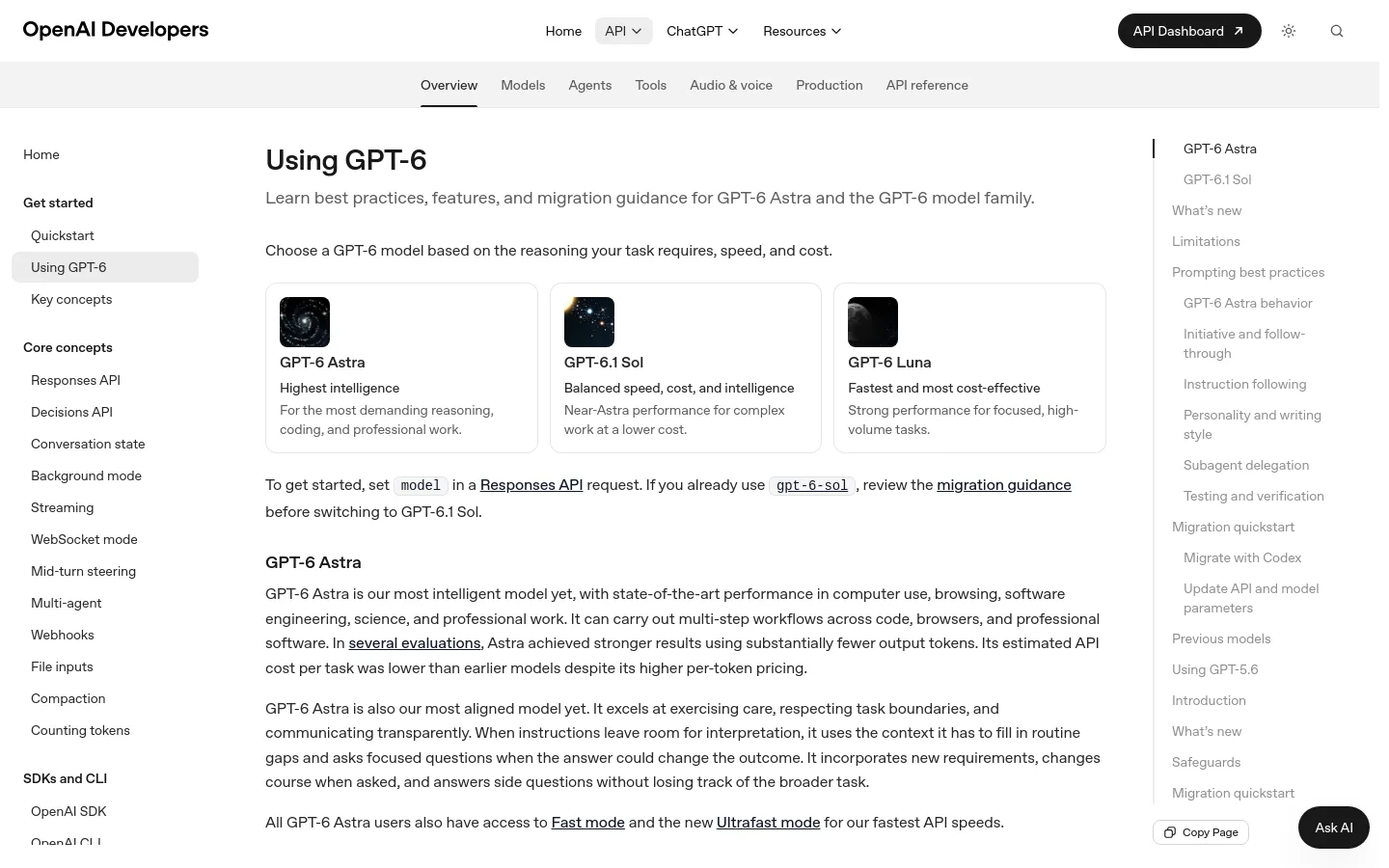 GPT-6 product screenshot