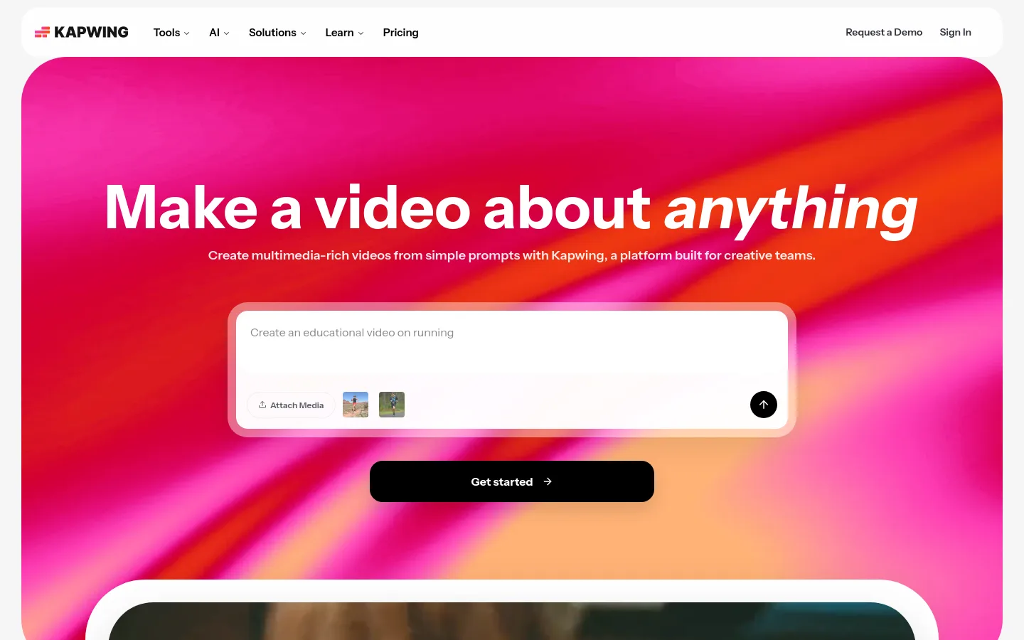 Kapwing product screenshot