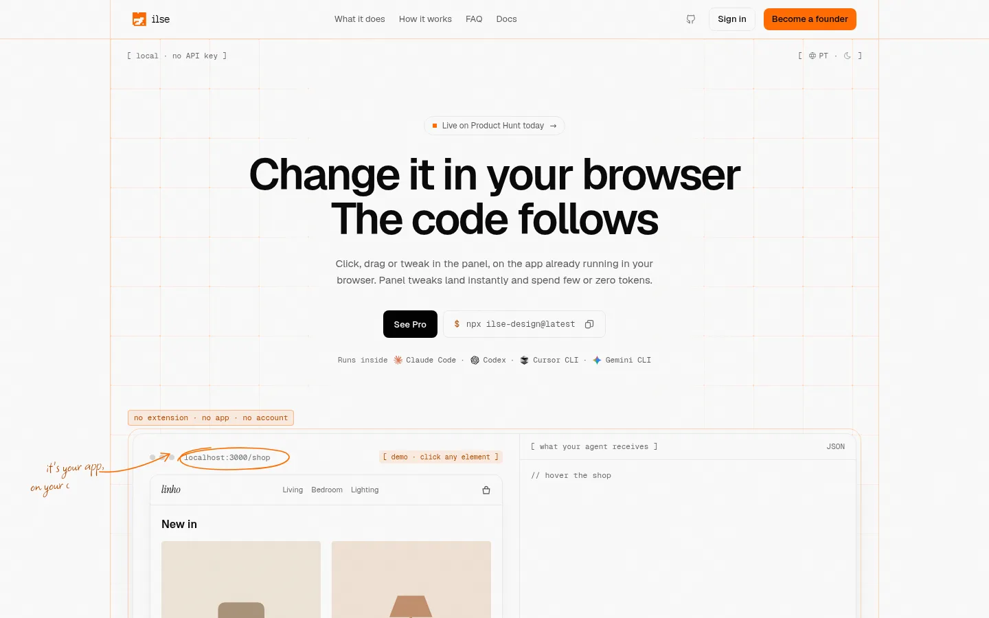 Ilse product screenshot