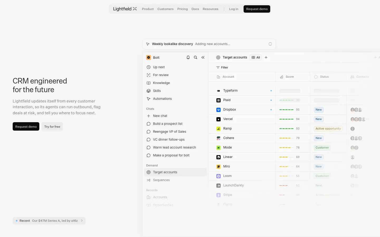 Lightfield product screenshot