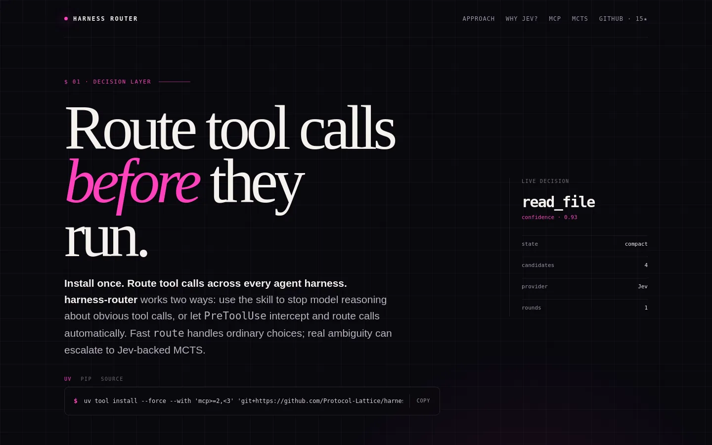 Harness Router product screenshot