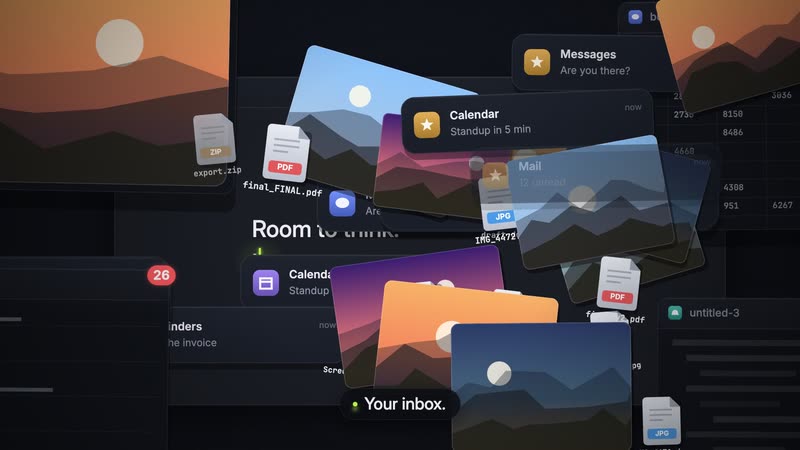Dark Tech Keynote style: Room to Think