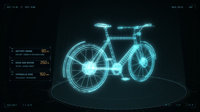 Sci-fi Hologram HUD style: Volt · Spec Scan