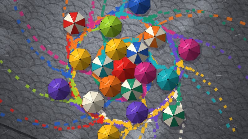 Impasto Oil Painting style: The Colour of Rain