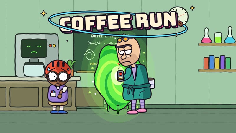 Sci-Fi Sitcom Toon style: Coffee Run