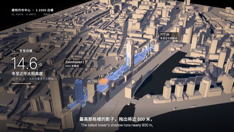 Projection on White Model style: How a Flattened City Grew Back